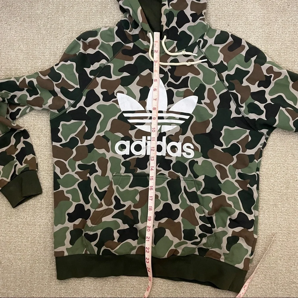 Adidas Original Camo Hoodie Jacket Size Medium